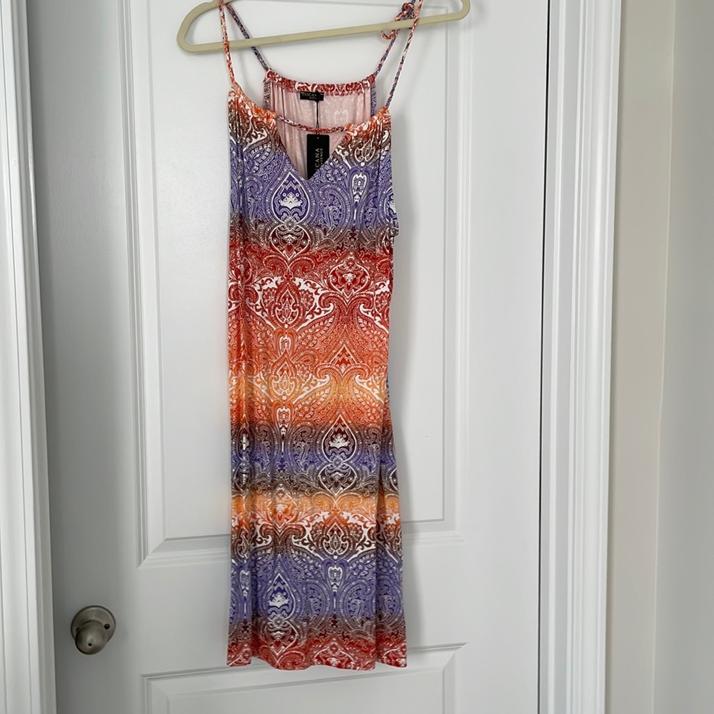 Womens Summer Tank Dress. Can also be worn as a bathing suit coverup